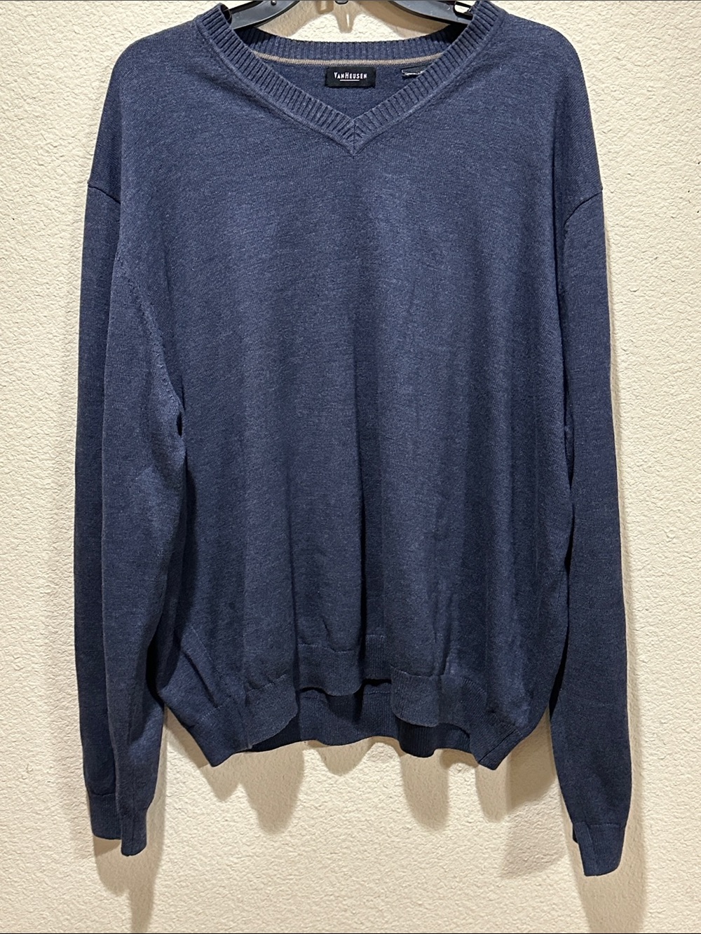Van Heusen Men's Navy V-Neck Sweater